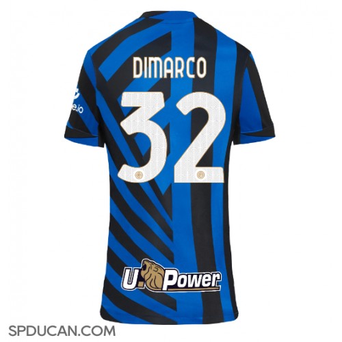 Zenski Nogometni Dres Inter Milan Federico Dimarco #32 Domaci 2024-25 Kratak Rukav